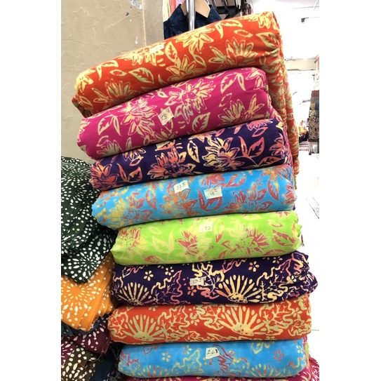 Kain Batik Rayon Santung Motif
