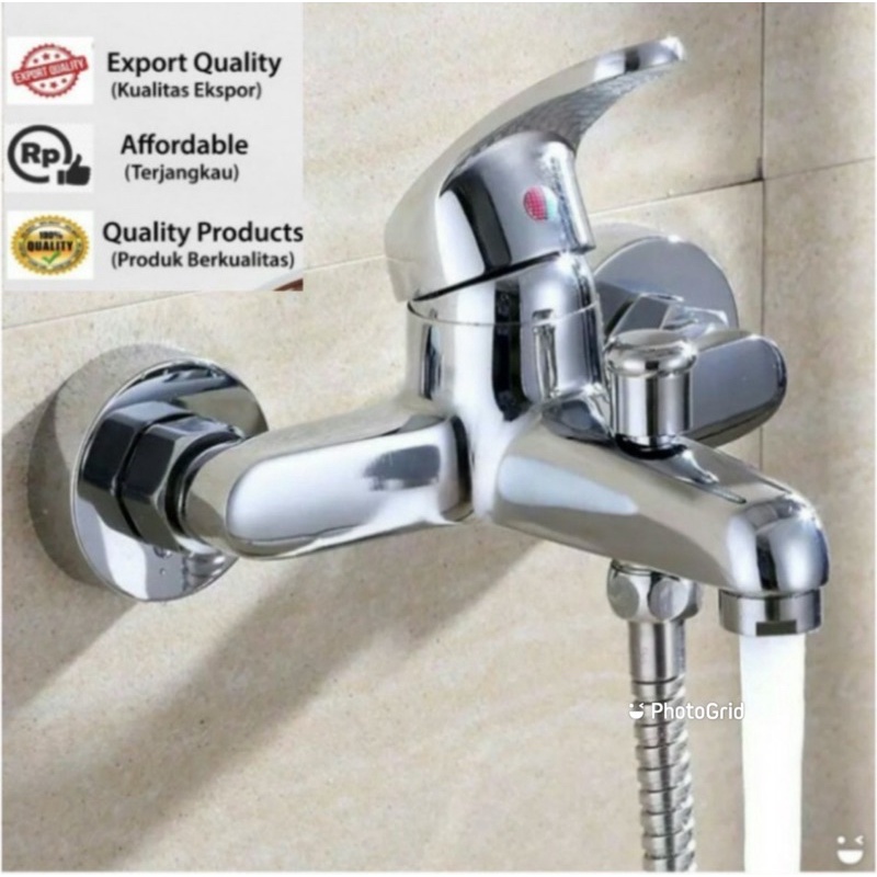 KRAN BATHUB SET + SHOWER PANAS DINGIN STANLIS MODEL TOTO Promo Keran Kran Bathub Kran Panas Dingin + Shower Multi Fungsi Keran Mixer Set Plus Shower Mandi keran bathub mixer  KRAN PANAS DINGIN MODEL  TOTO KRAN BATHUB KRAN HOT AND COOL KRAN MIXER KERAN