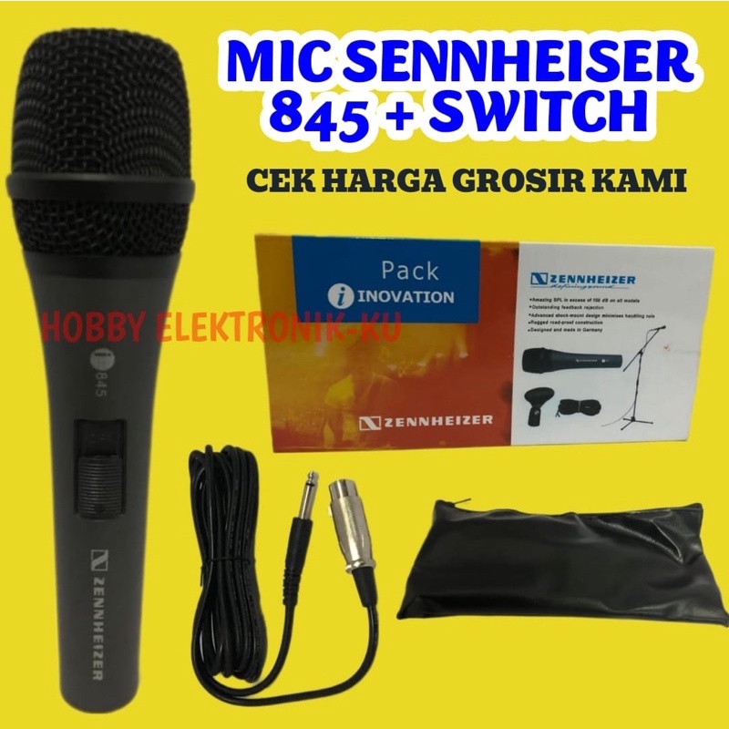 MIC SENNHEISER 845 + SWITCH