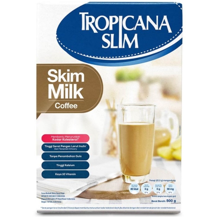 

101bfbb Tropicana Slim Milk Skim Coffee / Cokelat 500 Gr Tanpa Lemak - Coffee Xa201As