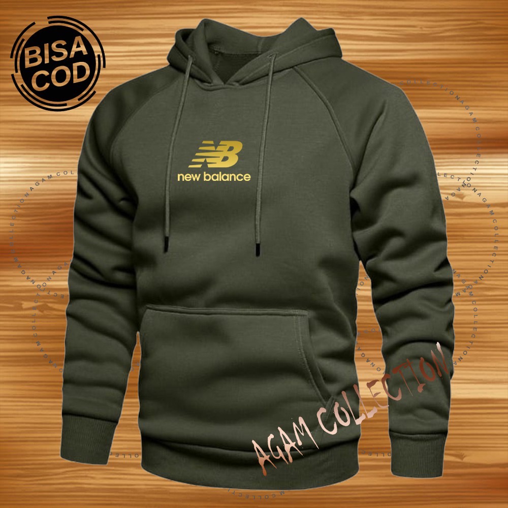 Sweater hoodie NB / jaket hoodie new balance premium / sweater hoodie pria wanita / jaket hoodie disstro / hoodie unisex / jaket ukuran jumbo / hoodie katun fleece tebal