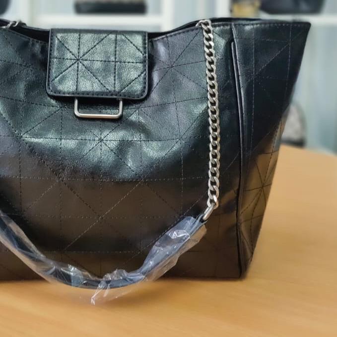 ➬ TOTEBAG CEWEK TAS KERJA TOTEBAG GLOSSY SYNTHETIC ZR IMPORT / TOTEBAG WANITA ✧