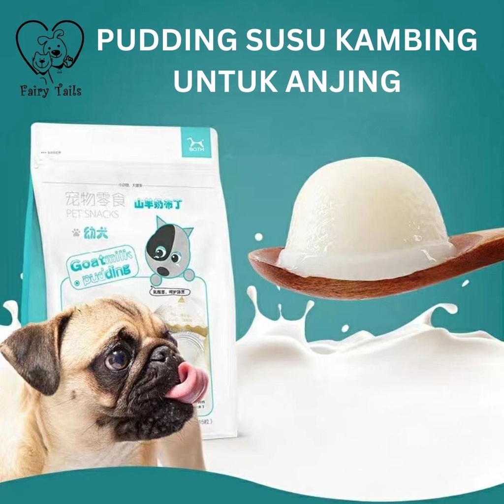 [PREMIUM] Snack Anjing Pudding Susu Kambing BOTH / Goat Milk Pudding Dog Snack