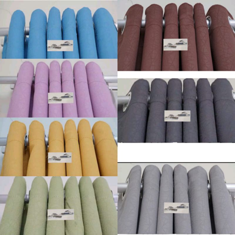 Grosir gorden blackout safron untuk jendela dan pintu