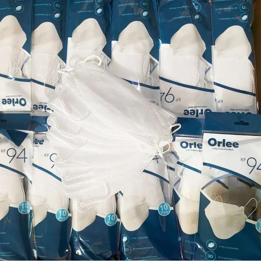 Masker kf94 KF 94 4 Ply Emboss Orlee Evo 3D Kemenkes isi 10 Pcs