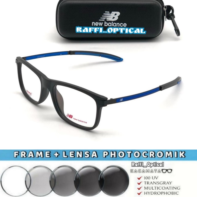 Kacamata Minus Pria Sporty/Frame  Kaca mata Mines Sport Cowok Antiradiasi UV Photochromic