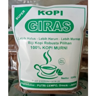 

Kopi Giras Super / kopi lampung / kopi murni