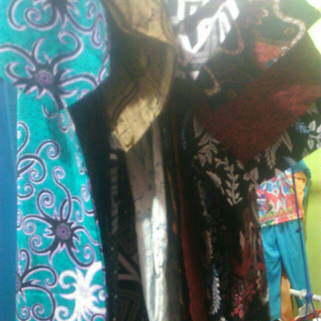 Bswart Batik Hrb026 Kenongo Hem Pendek Padi Pekalongan M L Xl Batik Pria Murah Modern Grosir