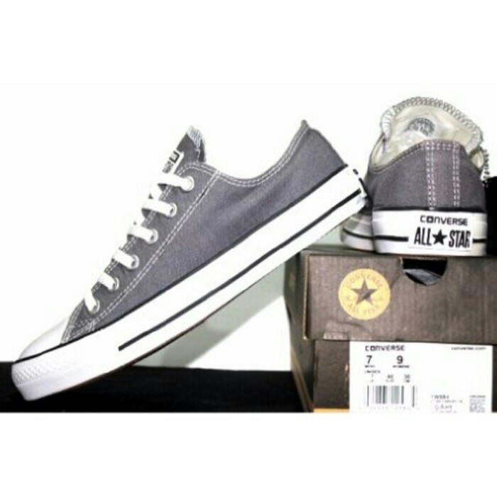 Sepatu Converse Classic OX Allstar Hitam Navy Abu Putih Sneakers Hadiah Pria Wanita Couple Murah