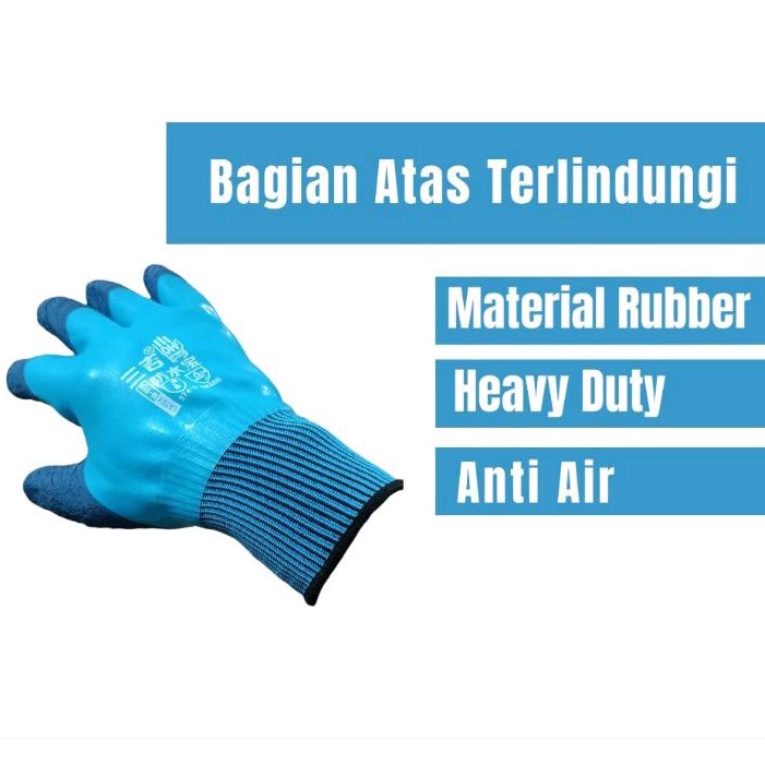 SARUNG TANGAN SAFETY WATERPROOF ANTI CUTTING COOLPROOF