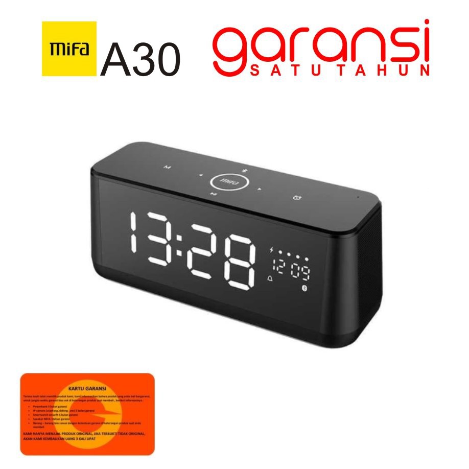 Mifa A30 Speaker Bluetooth 4.2 sound alarm digital screen