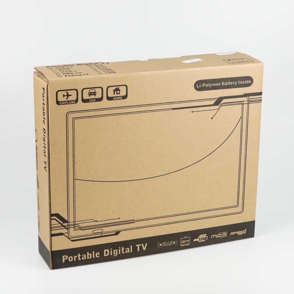 Taffware Portable TV Monitor 15.4 Inch DVB-T2 - D16