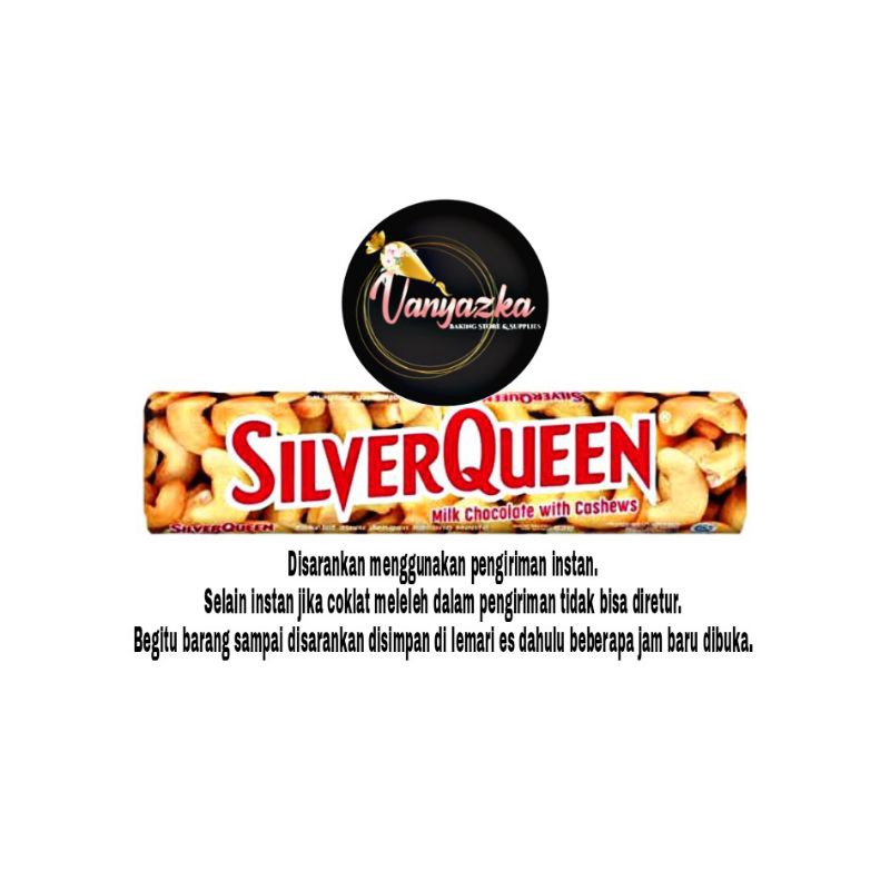 Coklat/Cokelat Silver Queen/Silverqueen Cashews Mede 65gr