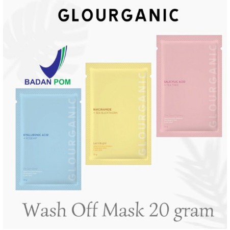 FREEGIFT GLOURGANIC POWDER MASK ORGANIC MASKER GLOURGANIC