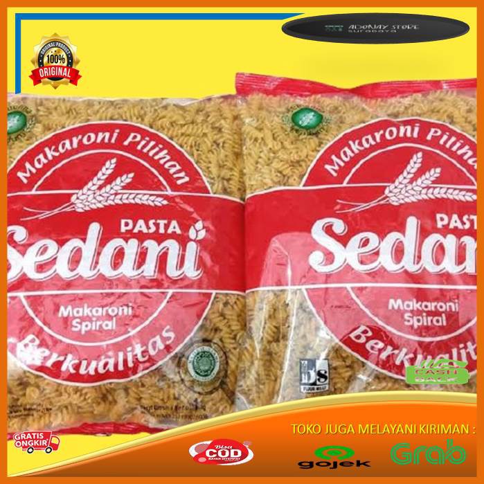 

Macaroni Spiral / Makaroni Spiral Sedani / Makaroni Mentah 1kg