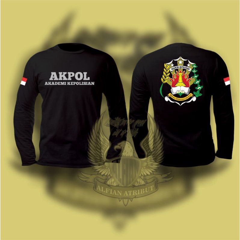 kaos akpol, kaos akpol terbaru, kaos atasan keren lengan panjang akpol