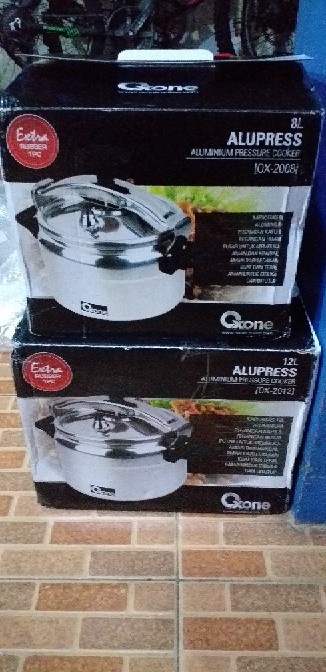 Oxone Ox 2012 Aluminium Panci Presto Alupress Pressure Cooker 12 Liter