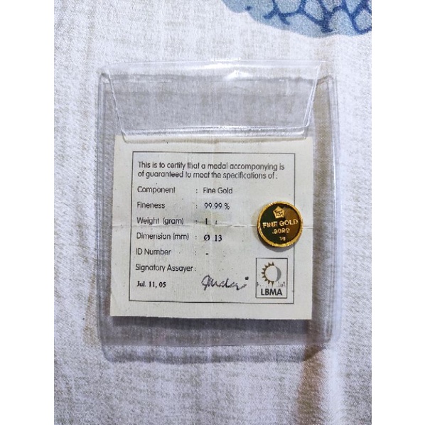 LM Antam Bulat 1gr
