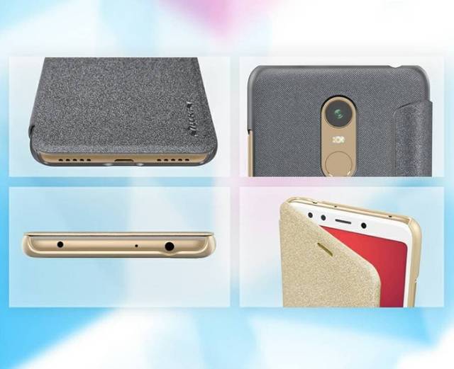 NILLKIN SPARKLE leather xiaomi redmi 5 Plus case casing book Flip Cover
