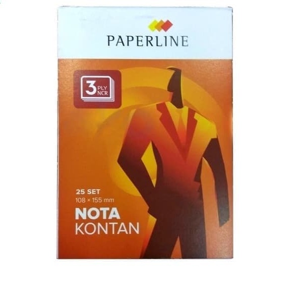 

(BISA COD) Buku Bon Nota Kontan 3 ply / Rangkap 3 Kecil Paperline PPL (10 buku)