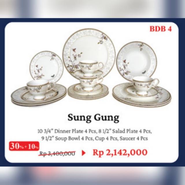 Dinner Set Sung Gung Series St James