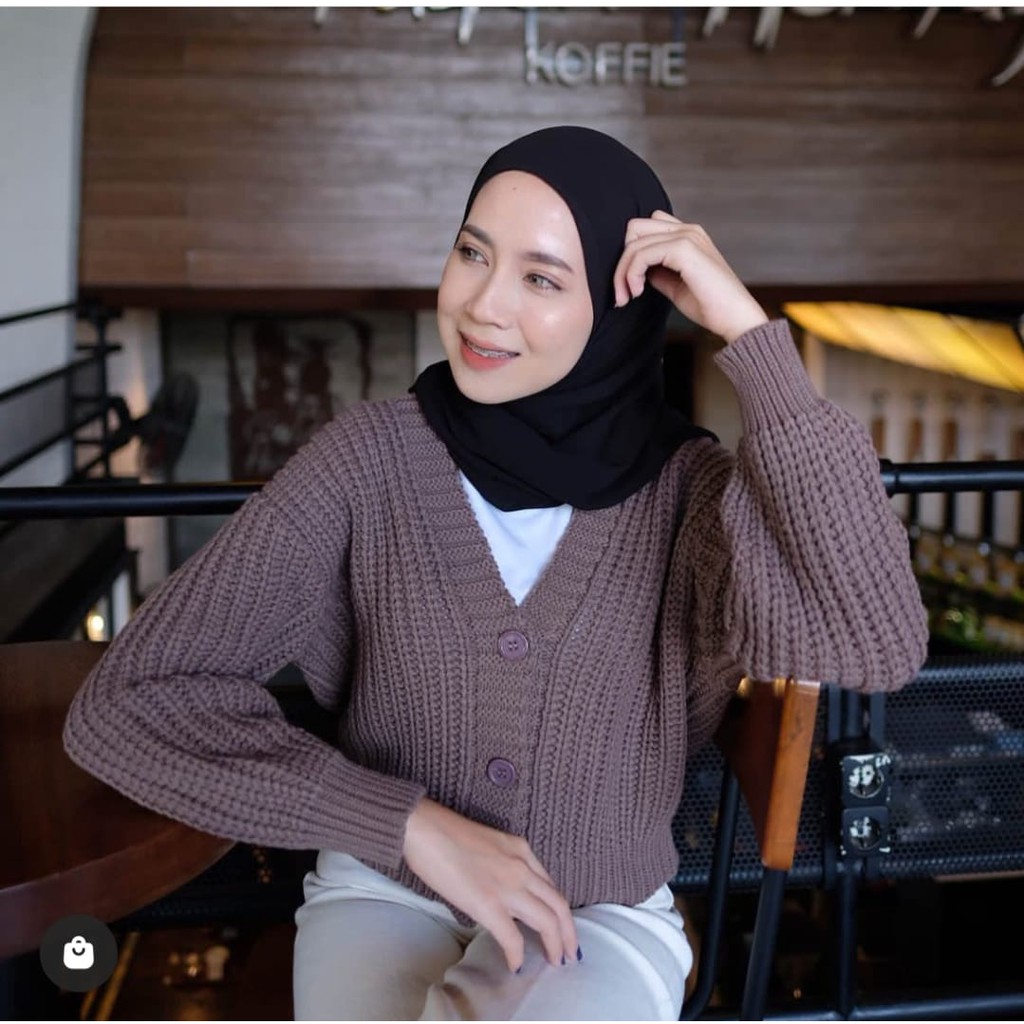 Tokomilkan - Cardigan Crop Rajut Premium ARSY Cardy