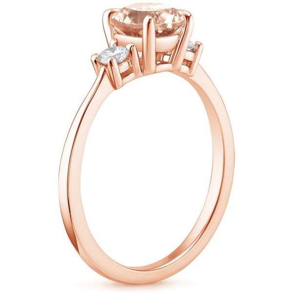 Cincin Bahan Sterling Silver 925 Warna Rose Gold Untuk Wanita Jza019