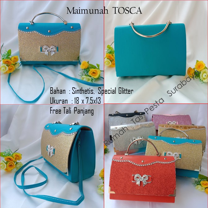 Tas Gliter,Tas Cantik,Tas Elegant,Maimunah TOSCA