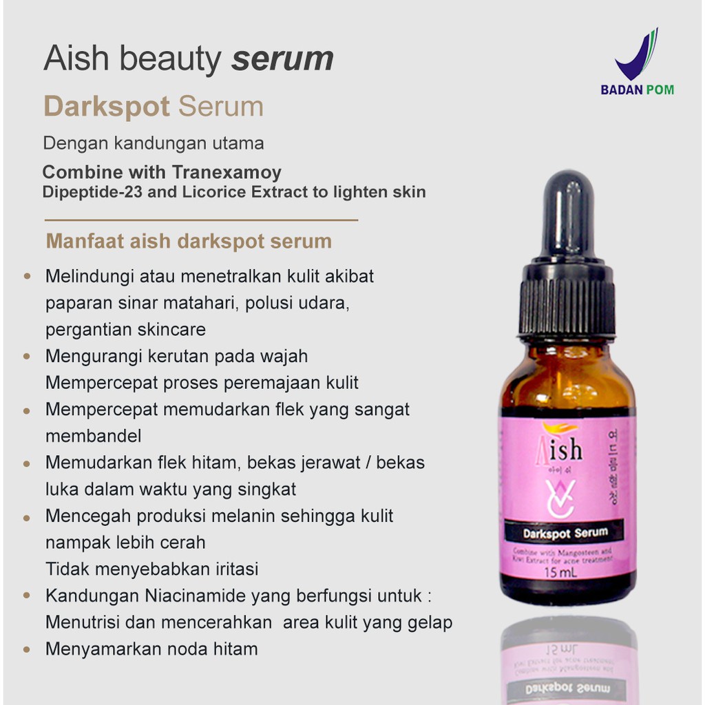 AISH Brightening | Acne | Darkspot Serum KOREA BPOM