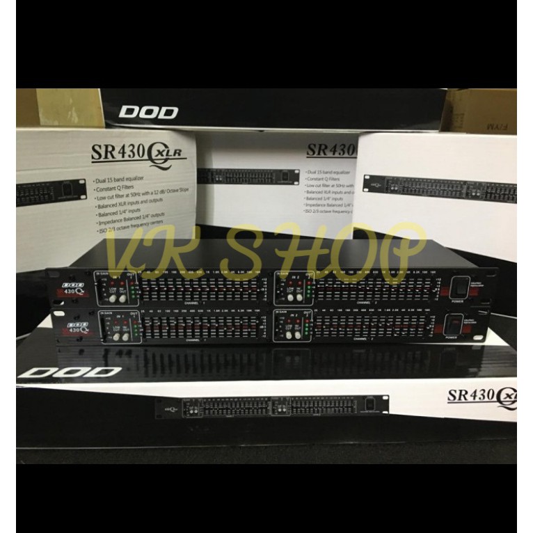 EQUALIZER DOD SR 430 QX 2 CHANNEL STEREO