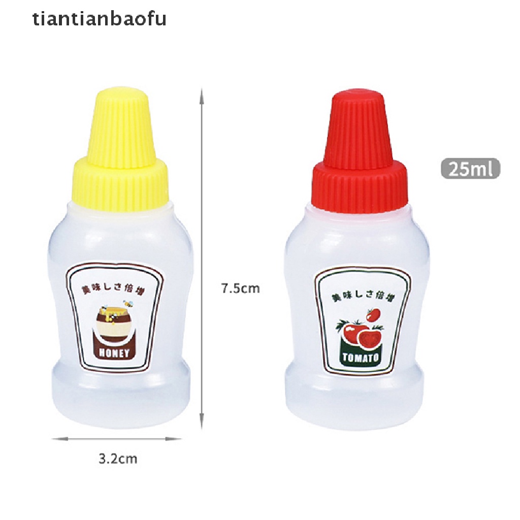 2 Pcs Botol Wadah Bumbu Saus Tomat Salad Mini Portabel