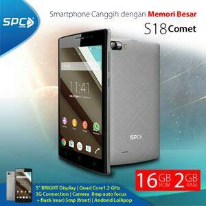 HP SPC S-18 / S18 / S 18 COMET 16GB RAM 2GB ANDROID || NEW GARANSI 1 TAHUN