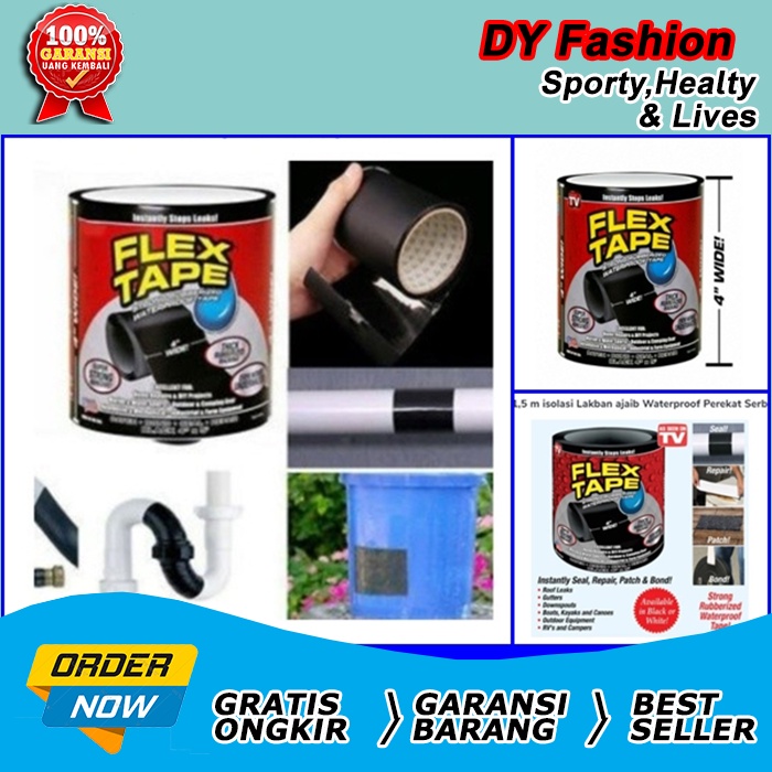 

PENAMBAL BOCOR SP436 TAPE LAKBAN ANTI AIR KEBOCORAN PIPA SELANG EMBER PLESTER SOLATIP TAMBAL REMBES waterproof flex tape isolasi ajaib