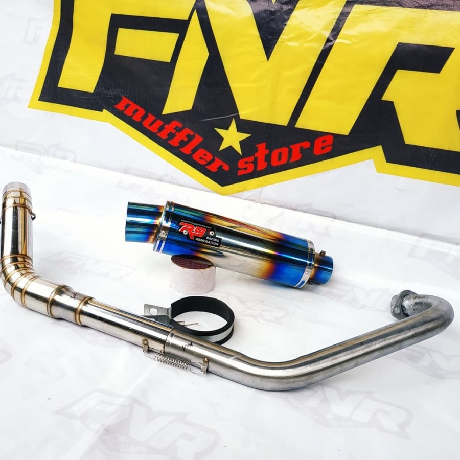 Knalpot Racing R9 MUGELLO PNP VIXION - FU - SONIC - CBR150R - CB150R