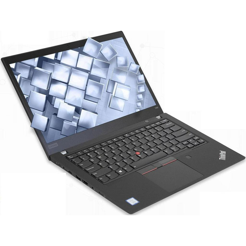 LAPTOP LENOVO THINKPAD T480S INTEL I5 8250U 8GB 256GB 14&quot; FHD TOUCH WIN10PRO BLACK SECOND