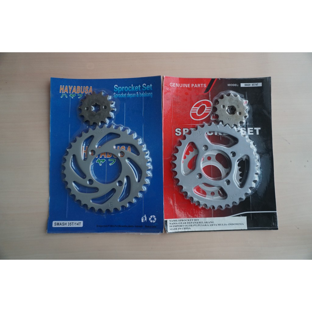 Gear Paket Smash Gear Depan Belakang Motor