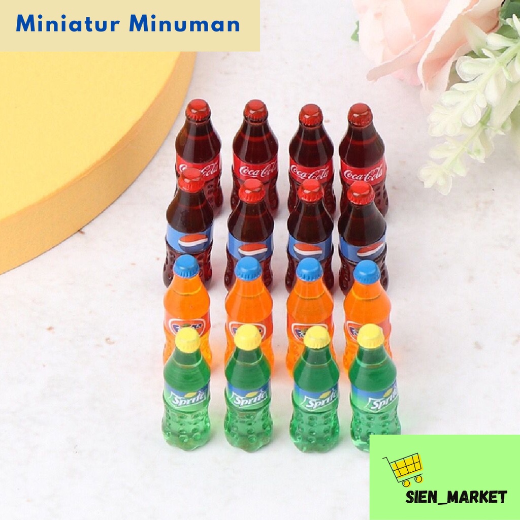 Miniatur Minuman Soda Miniatur Minuman Ringan Miniatur Cola Cola Miniatur Sprite Miniatur Fanta Mini