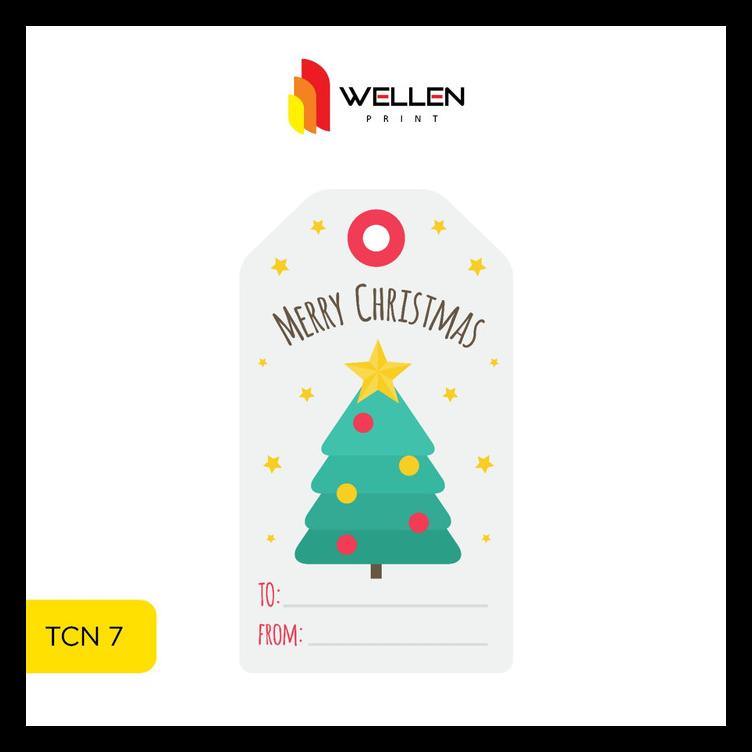 

HANG TAG NATAL TAG KADO HANGTAG CUSTOM PARCEL KARTU UCAPAN CHRISTMAS 2 - DESIGN 07