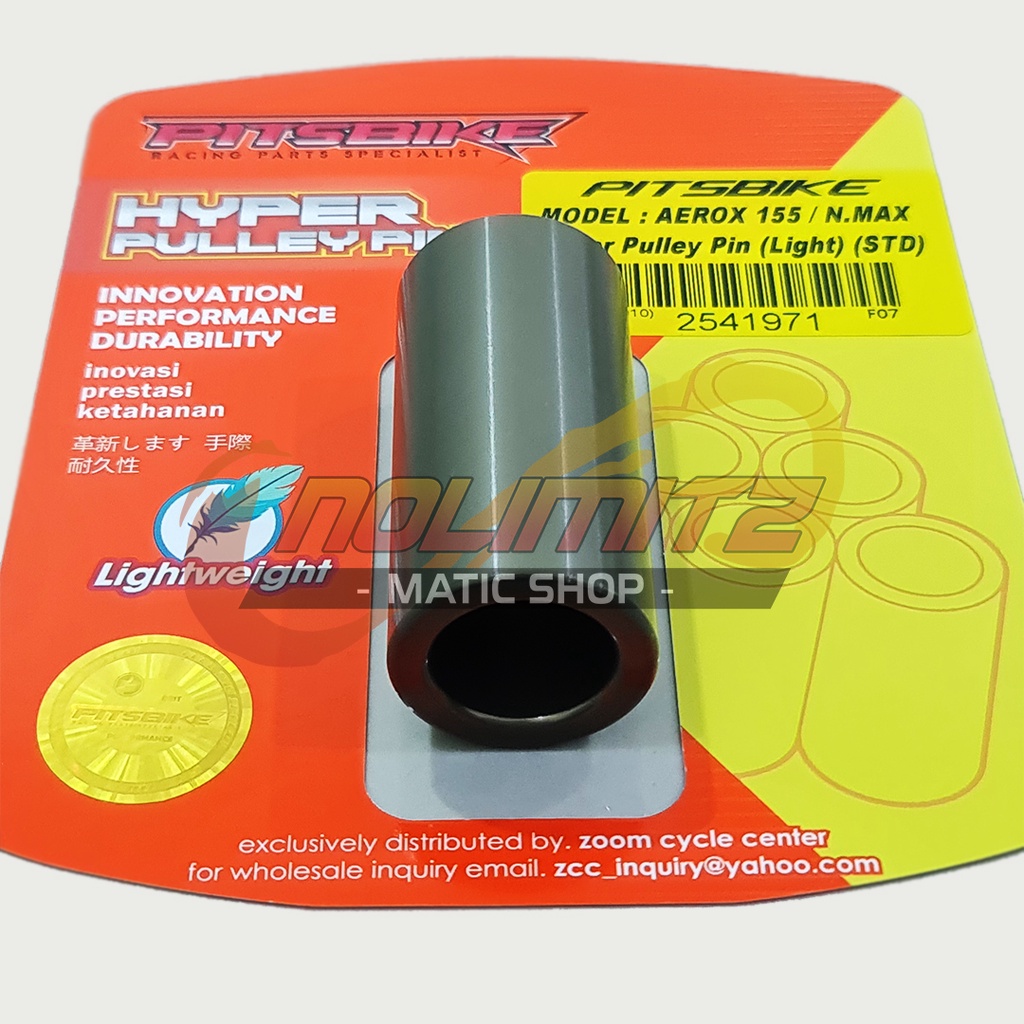 Hyper Pulley Pin Pitsbike Bushing CVT Rumah Roller NMAX Aerox 155 Lexi