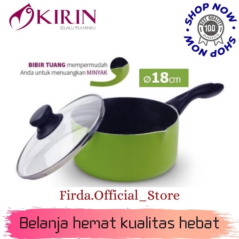 Kirin sasando panci teflon saucepan 18cm