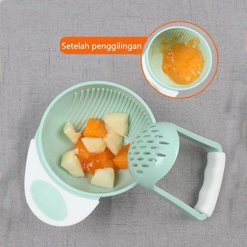 baby food maker perlengkapan mpasi bayi penghalus makanan bayi grinding bowl masher