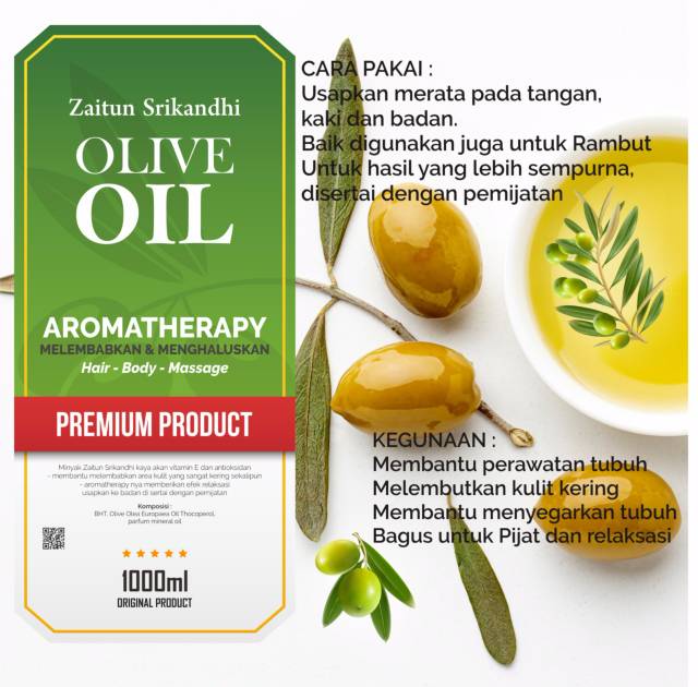 Minyak zaitun srikandhi , massage oil