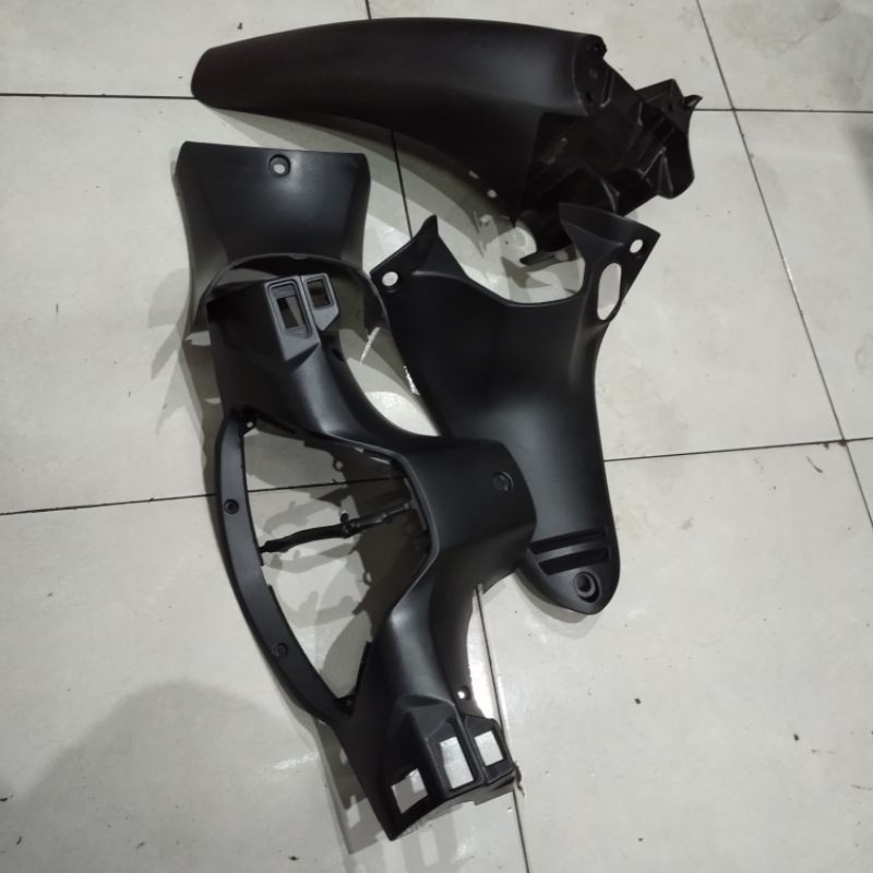 Cover Body Set Supra X 125 2007 Hitam Imitasi WIN