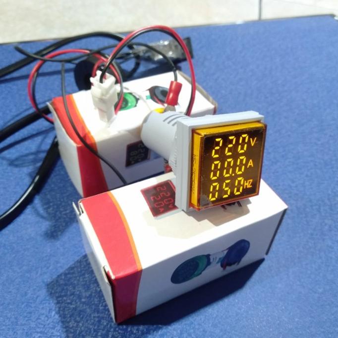 Volt Meter/Amper Meter Digital Ac A+V+Hz 3in1