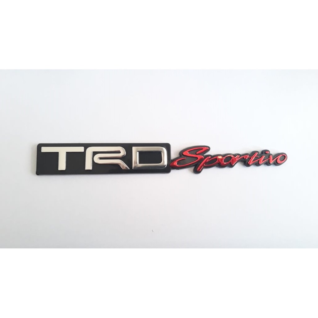 Emblem Belakang Mobil TRD Sportivo