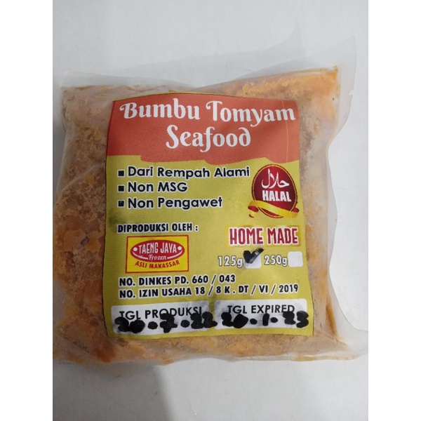 

Bumbu Tomyam Seafood Homemade 125gr