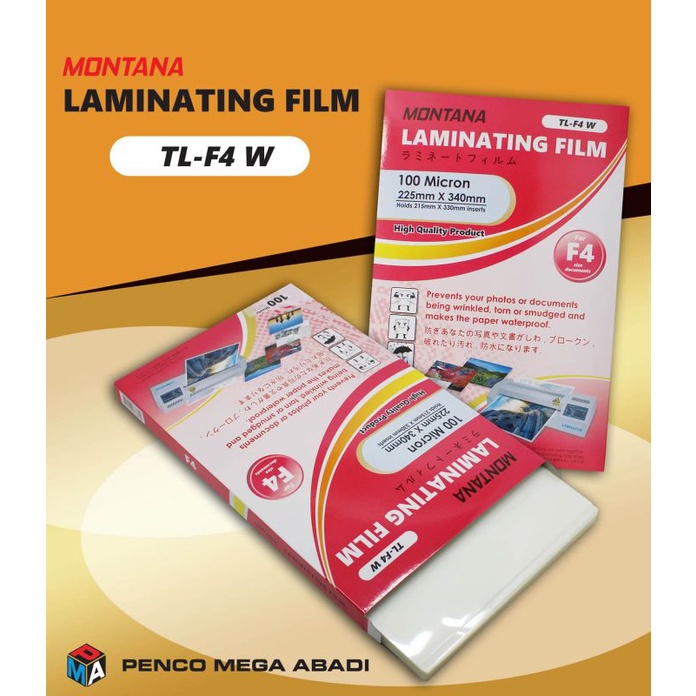 Kertas Laminating Film F4 MONTANA