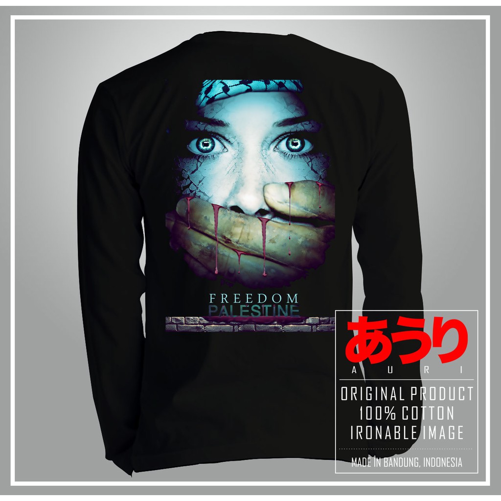 Kaos Santri Muslim Palestine Pray For Al Aqsa Qibla / Baju Distro Dakwah Jihad Islami Muslimah