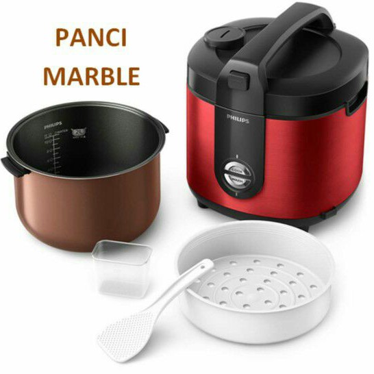 Rice Cooker PHILIPS HD3138 Panci Marbel - Garansi resmi philips