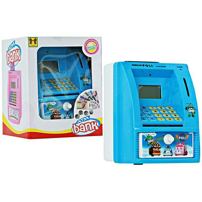 Mainan Atm Bank / Celengan Atm Poli Robocarooo